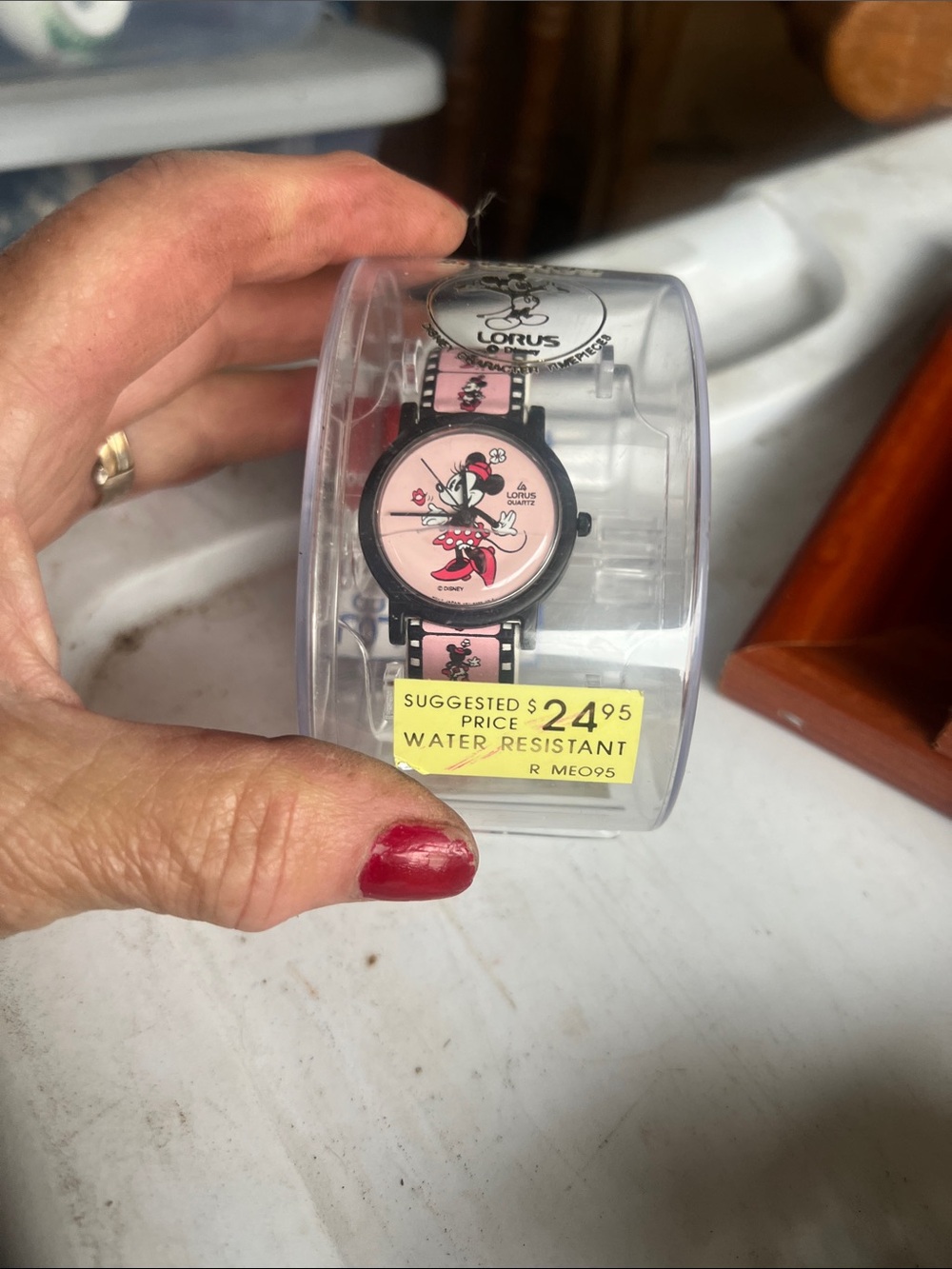Kids Pink Minnie Mouse Watch